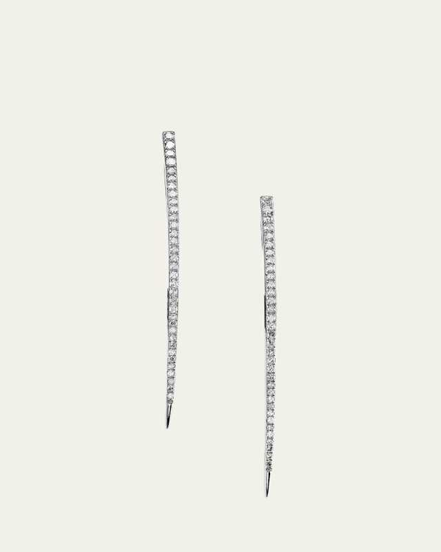 Spike Pave Diamond Earrings
